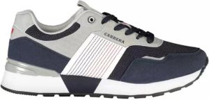 Carrera Blauwe Logo Sneaker met Contrasterende Details Blauw Heren