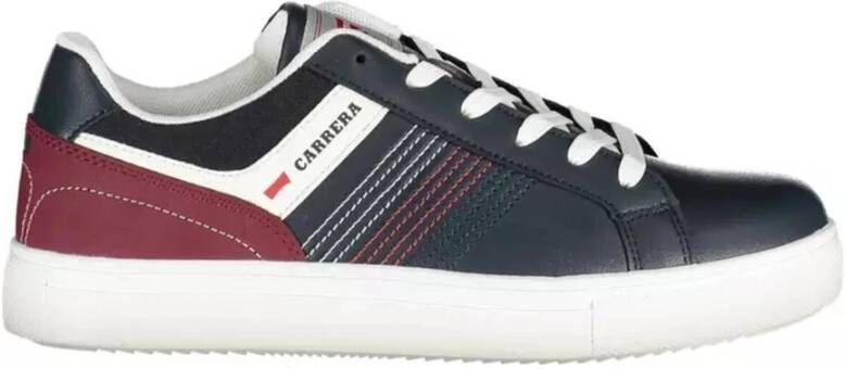 Carrera Blauwe Logo Sneaker met Veters voor Heren Blauw Heren