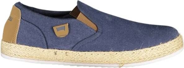 Carrera Blauwe Polyester Sneaker Contrastdetails Logo Blue Heren