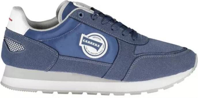 Carrera Blauwe polyester sneaker voor heren met contrasterende details Blauw Heren