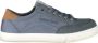 Carrera Blauwe Sportieve Vetersneakers met Contrastdetails Blue Heren - Thumbnail 12