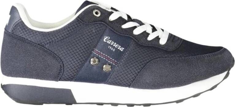 Carrera Blauwe Polyester Sneakers voor Mannen Blue Heren