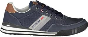 Carrera Blauwe Polyethyleen Sportschoen met Contrasterende Details Blauw Heren