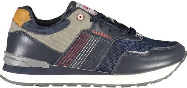 Carrera Polyester Sneaker Met Veters En Contrasterende Details