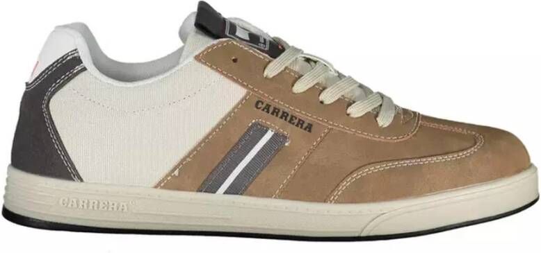 Carrera Bruine Contrast Logo Sneaker Bruin Heren