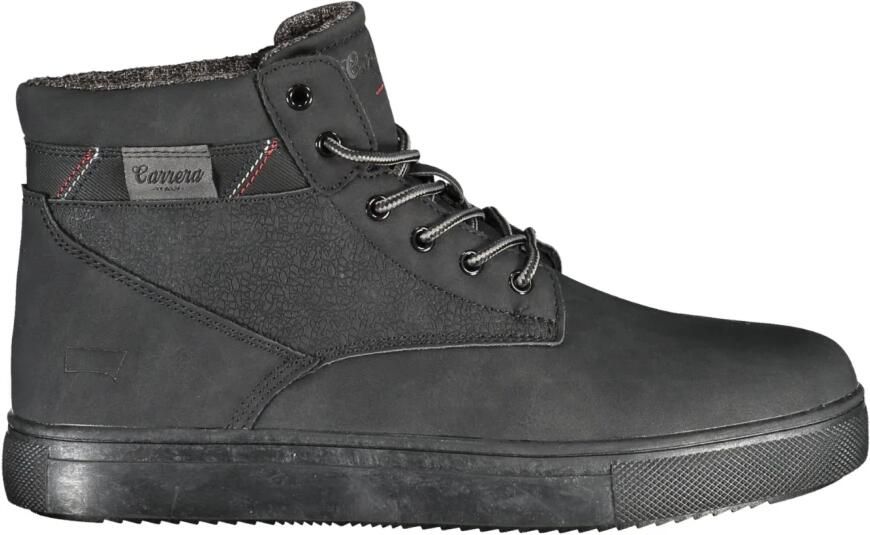 Carrera Elegante Zwarte Veterschoenen met Contrastdetails Black Heren