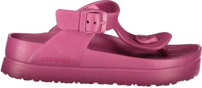 Carrera Roze Polyethyleen Sandalen met Enkel Gesp Pink Dames