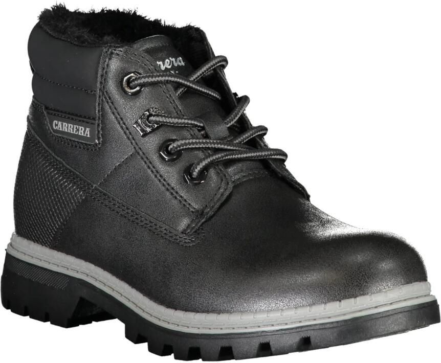 Carrera Zwarte Dames Veterlaars met Contrastdetails Black