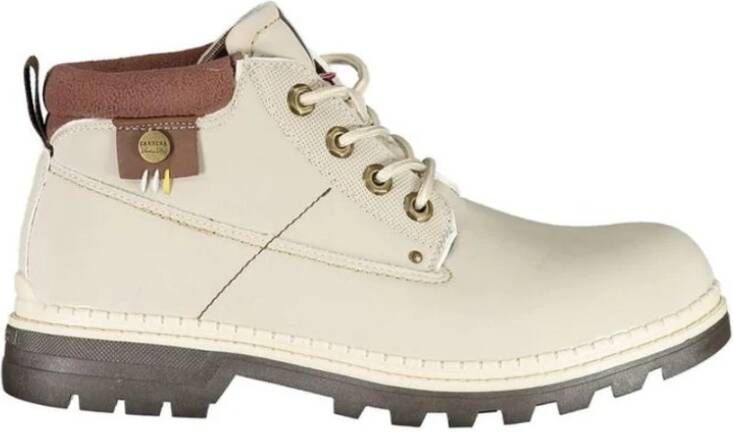 Carrera Grijze Chukka-laarzen met contrasterende details