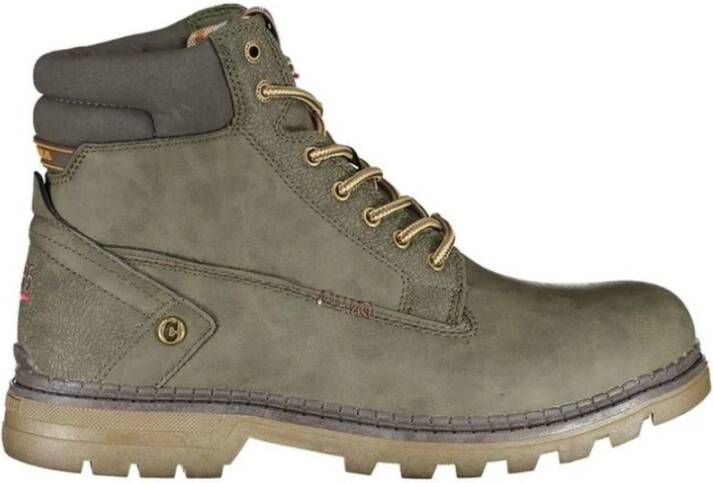 Carrera Groene Polyester Veterschoenen