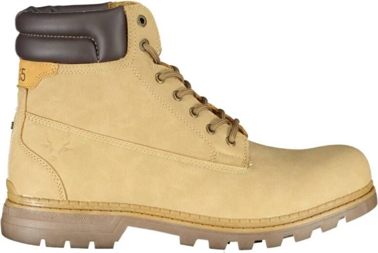 Carrera Heren Beige Veterschoen met Contrastdetails Beige