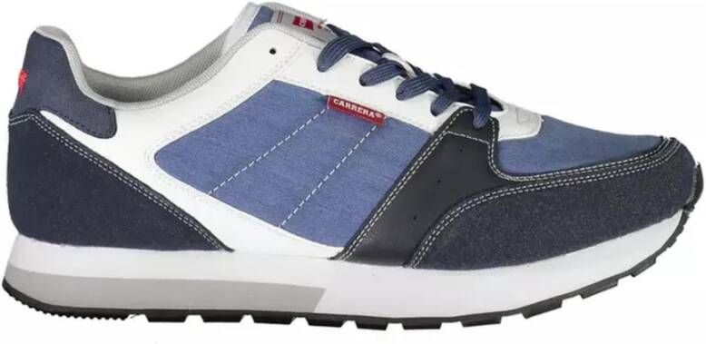 Carrera Heren Sneaker met Contrasterende Details en Logo Blauw Heren