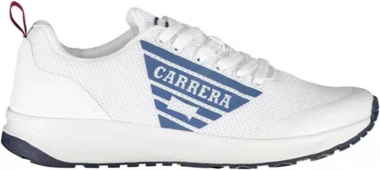 Carrera Heren Sneaker met Contrasterende Details en Logo Wit Heren