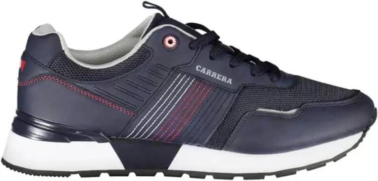 Carrera Logo Sneaker voor Heren met Contrasterende Details Blauw Heren