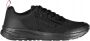 Carrera Dynamische zwarte sneakers met eco-leren details Black Heren - Thumbnail 14