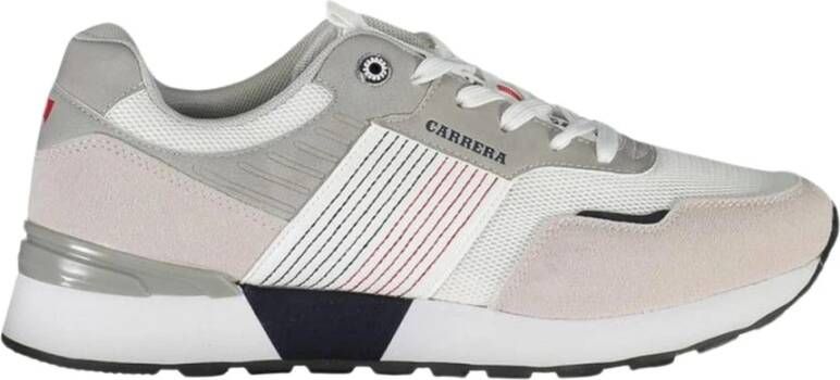 Carrera Witte Polyester Sneaker met Logo voor Heren Meerkleurig Heren