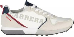 Carrera Witte Logo Sneaker met Contrasterende Details Wit Heren