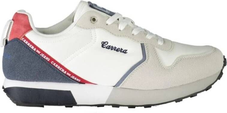 Carrera Witte Polyester Heren Sneaker Multicolor Heren