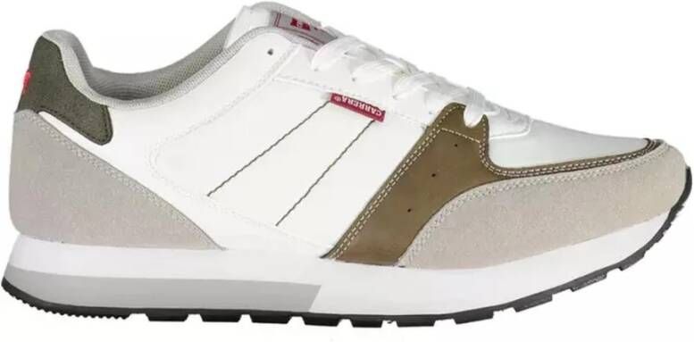 Carrera Witte Polyester Sneaker met Contrasterende Details Wit Heren