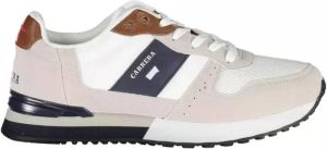 Carrera Witte Polyester Sneaker met Logo Meerkleurig Heren