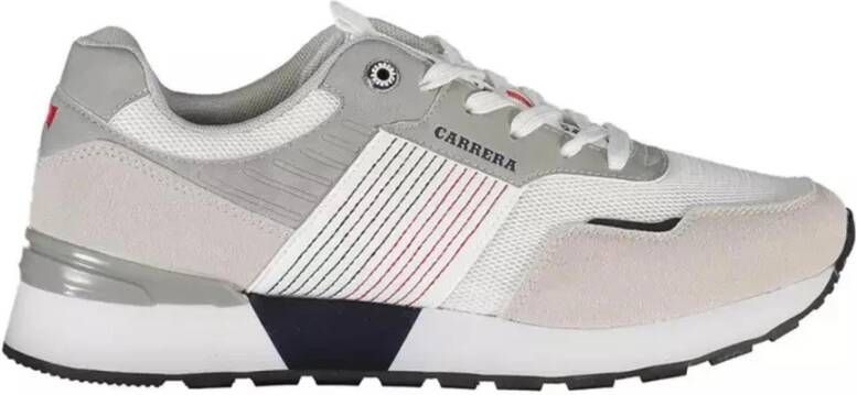 Carrera Witte Polyester Sneaker met Logo voor Heren Meerkleurig Heren