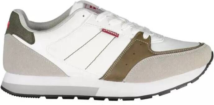 Carrera Witte Polyester Sneaker met Contrasterende Details White Heren