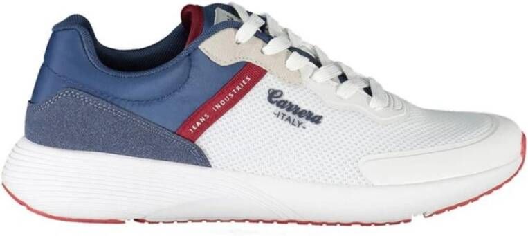 Carrera Witte Sneaker voor Heren met Contrasterende Details Meerkleurig Heren