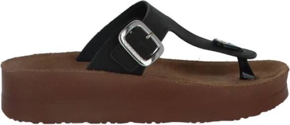 Carrera Zwarte Strik Slippers Black Dames