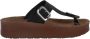 Carrera Zwarte Strik Slippers Black Dames - Thumbnail 1