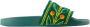 Casablanca Groene Synthetisch Leren Instap Sandalen - Thumbnail 1