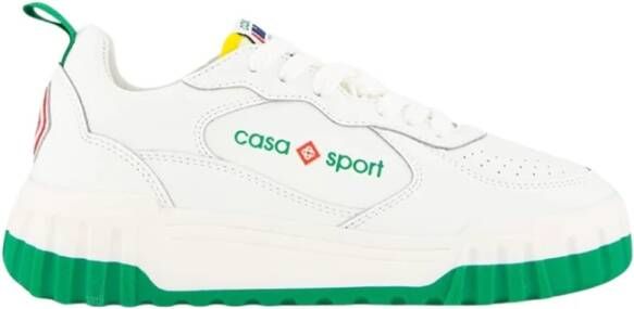 Casablanca Groene Zool Court Sneaker