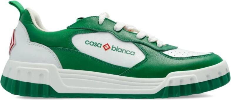 Casablanca Leren sneakers Green Heren