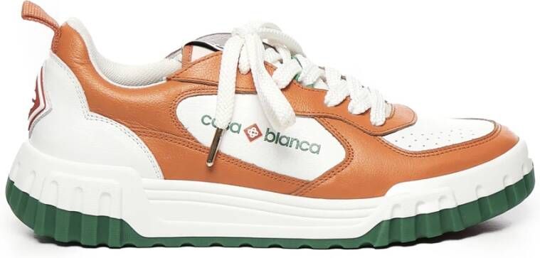 Casablanca Sneakers met leren bovenkant en logo
