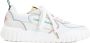 Casablanca Witte Leren Sneakers Veters Rubberen Zool White Heren - Thumbnail 1