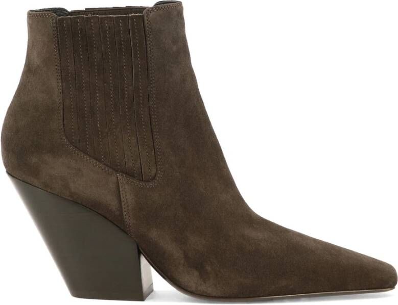 Casadei Anastasia Vulcano Enkellaarzen Brown Dames