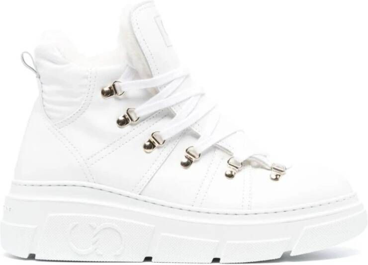 Casadei Witte Winter Sneakers White Dames