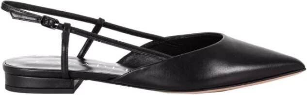 Casadei Ballerina's met open hiel Black Dames