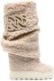 Casadei Beige Laarzen met Plateauhak Beige Dames - Thumbnail 1