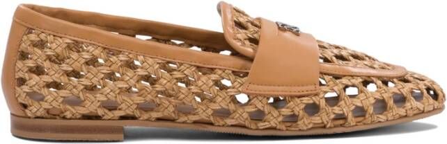 Casadei Beige Loafer Schoenen voor Vrouwen