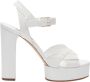 Casadei Betty Leren Plateau Sandalen - Thumbnail 1