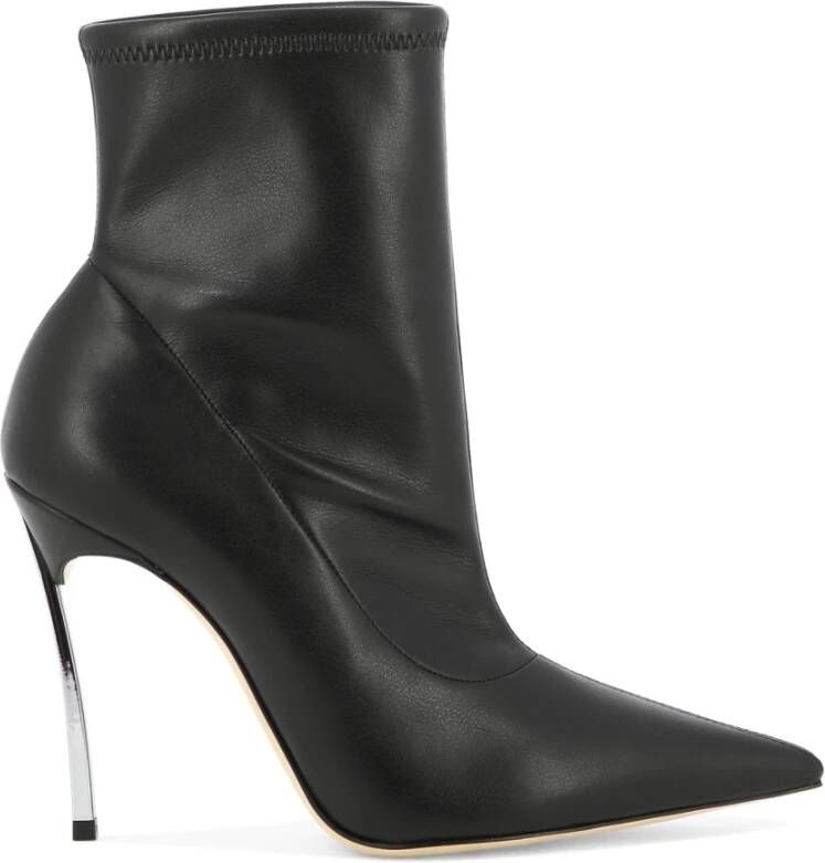 Casadei Blade Lab Enkellaarzen Black Dames