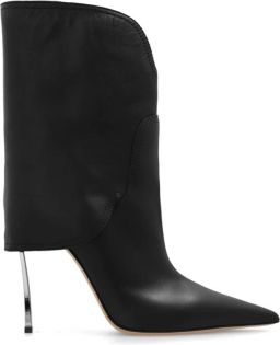 Casadei Superblade Titilla Leren Enkellaars Black Dames