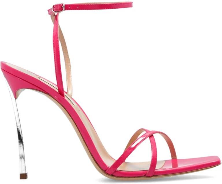 Casadei Blade Tiffany hak sandalen Pink Dames