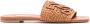 Casadei Bruin Leren Sandalen Open Neus - Thumbnail 1