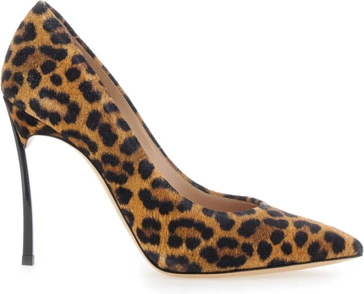 Casadei Bruine Hakken Schoenen Maleisië Stijl