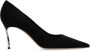 Casadei Camoscio hakken Black Dames - Thumbnail 1