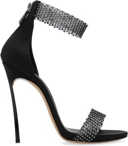 Casadei Cappa Blade Twenties hakken sandalen Zwart Dames