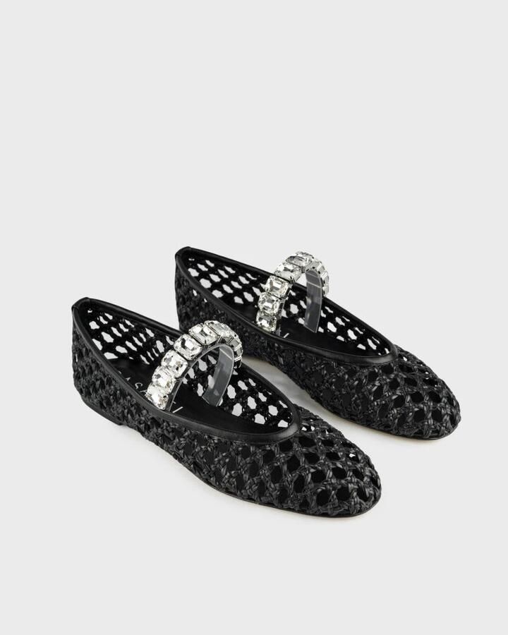 Casadei Gesloten Ballerina`s met Kristallen - Foto 2