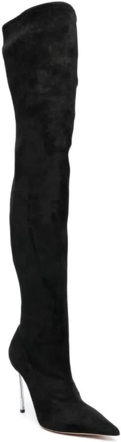 Casadei Suède over-de-knie laarzen Black Dames - Foto 3