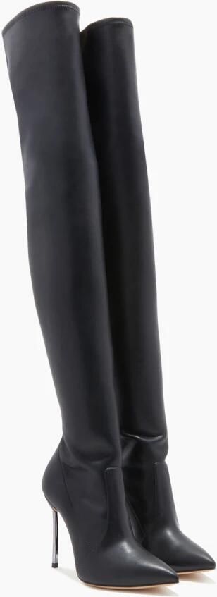 Casadei Zwarte Blade Overknee Laarzen Black Dames - Foto 5
